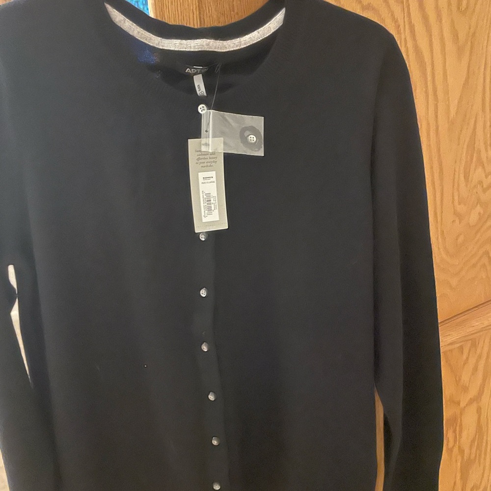 Kohl's Black Men's Cardigan Sweater